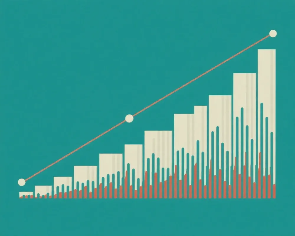 走势与分布示意图